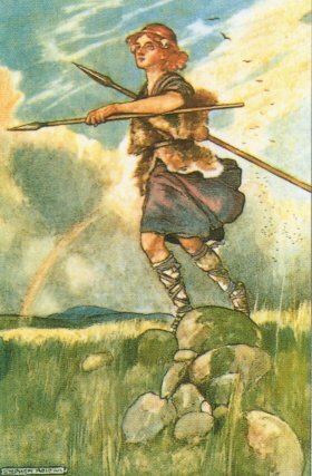 Cúchulainn. (zdroj: Wikimedia Commons) cuchulainn stephen reid