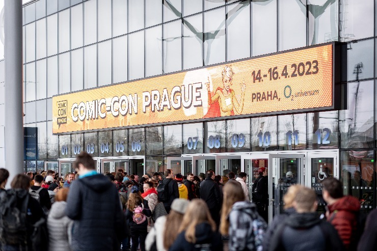 Na ComicCon Prague 2023 si našlo cestu přes 23 000 návštěvníků. (zdroj: ComicCon Prague) m 4 comiccon zs fronta