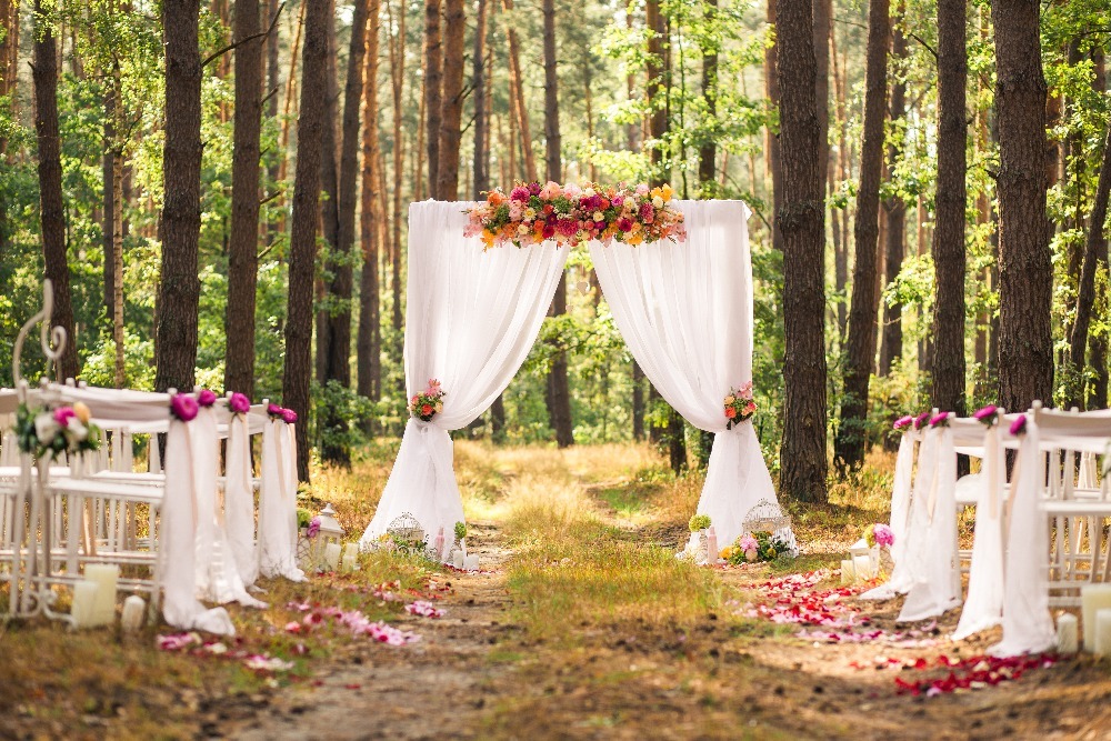 Romantická svatba v lese nebo okázalý obřad na zámku? Výběr je jen na vás. (zdroj: Shutterstock) m shutterstock 1023366748