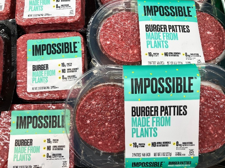 „Neskutečné“ maso Impossible Foods. (zdroj: Shutterstock) m shutterstock 1919031764