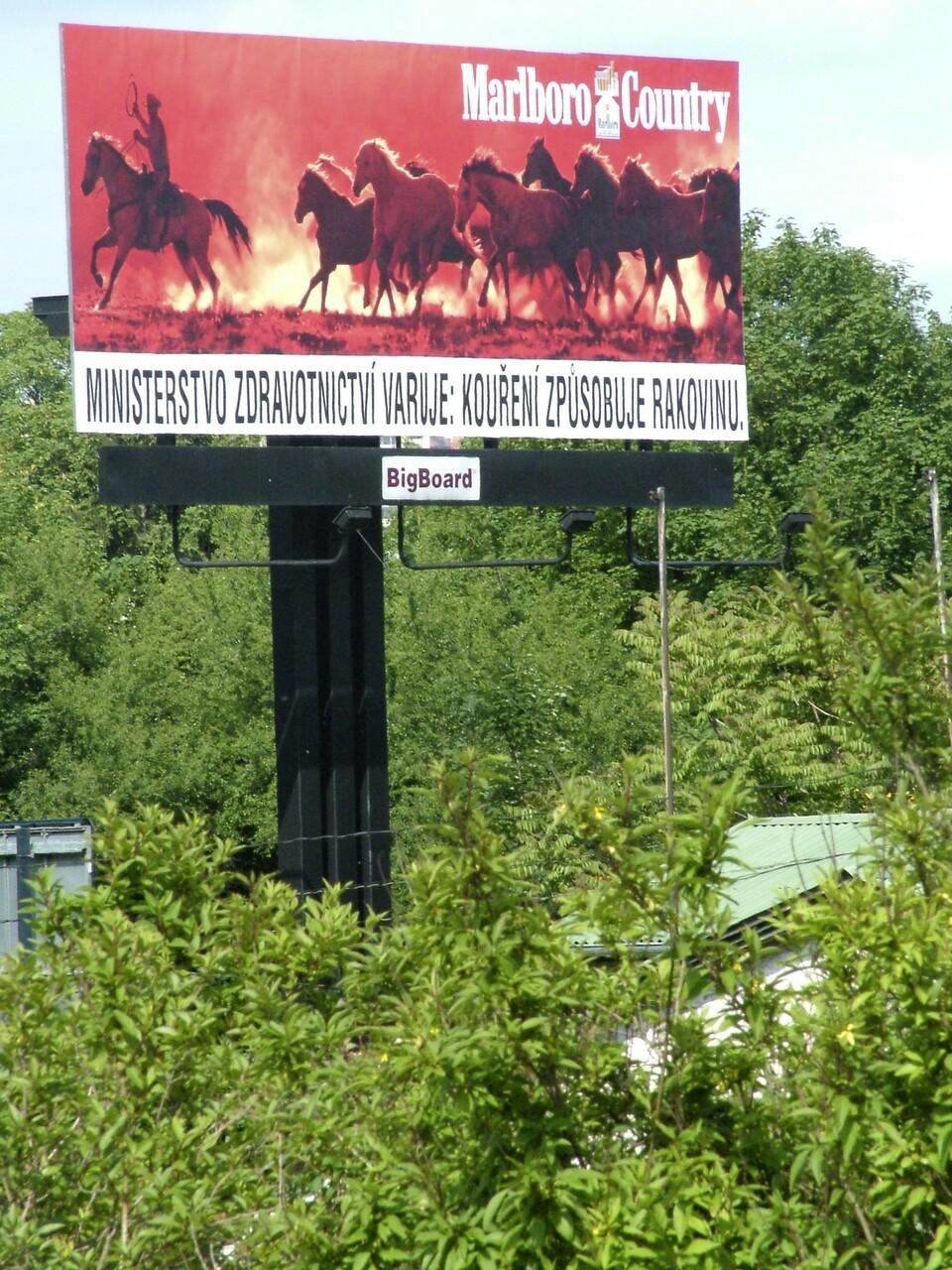 Takový billboard už v ČR nepotkáte. (zdroj: Profimedia) profimedia 0670347902
