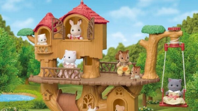 Sylvanian Families dům na stromě vybízí ke hře, zdroj: Olymptoy sylvanian families calnek 2 640x360