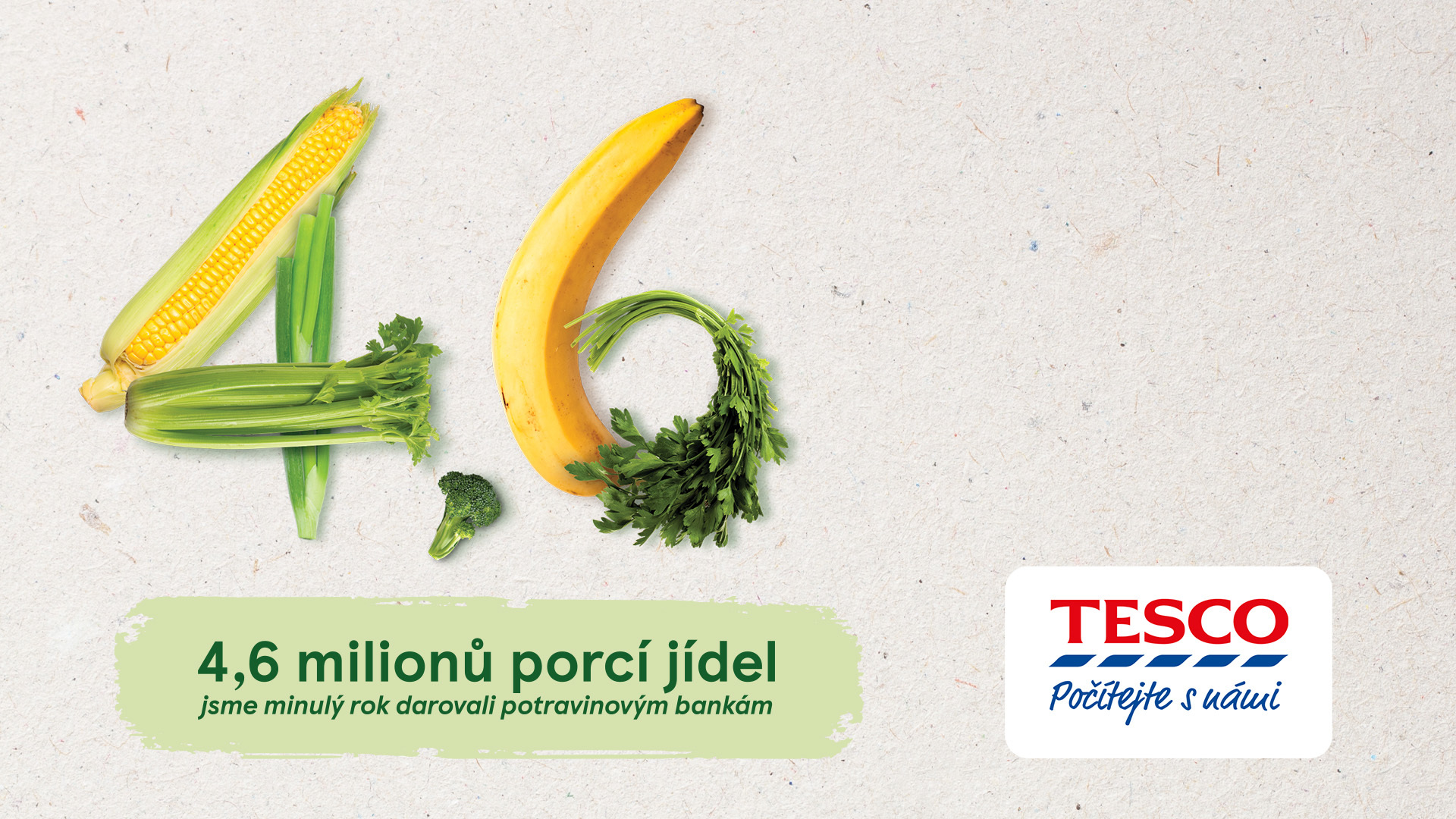 tesco loni darovalo 46 milionu porci jidla potravinovym bankam