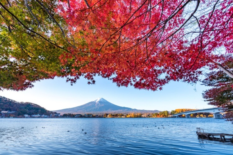 Posvátná hora Fudži, jeden ze symbolů Japonska. (zdroj: Rady na cestu) 9