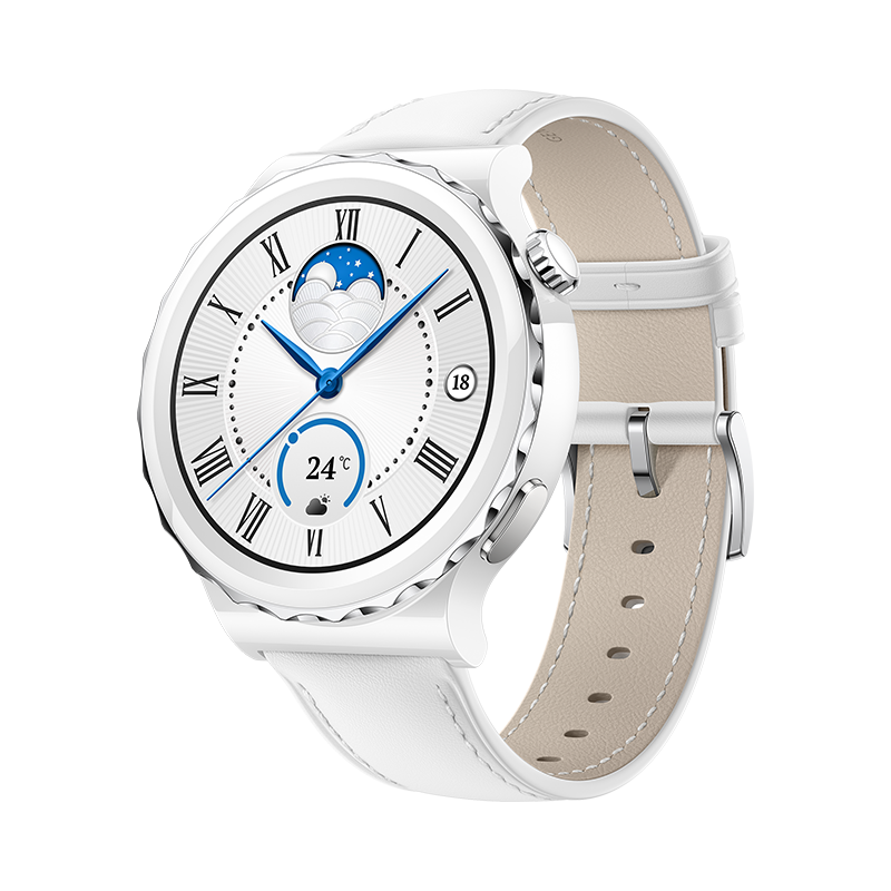 Huawei Watch GT 3 Pro s koženým páskem gt 3 pro ceramic