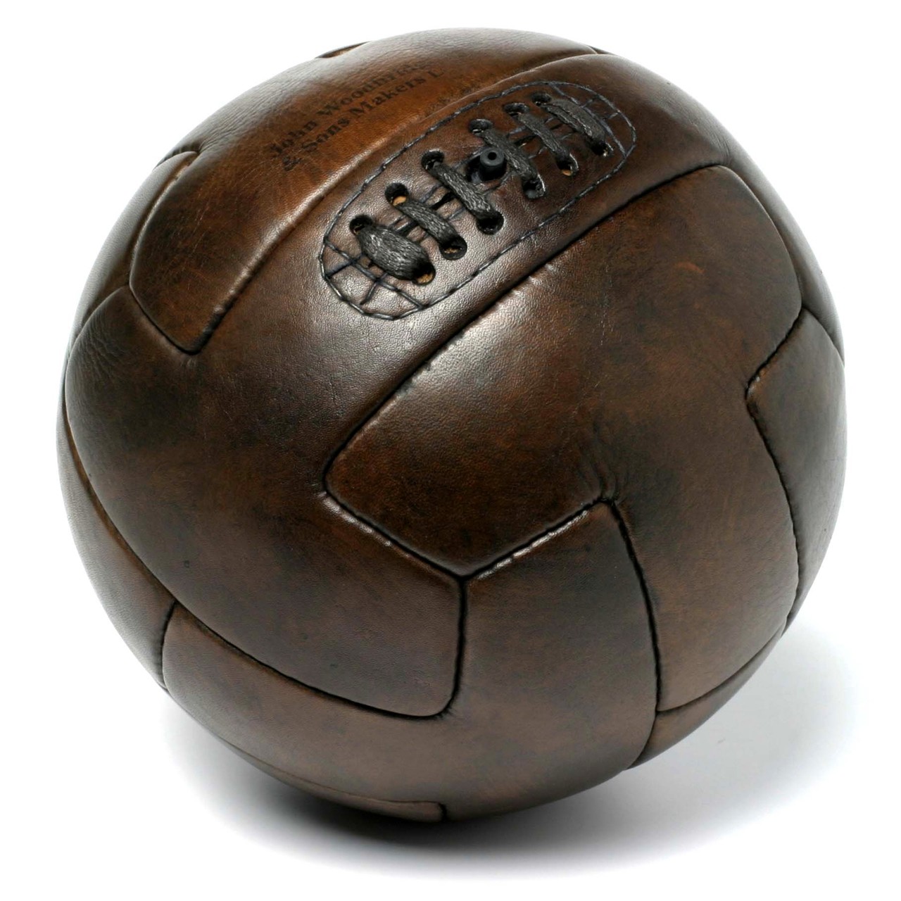 Fotbalový míč, se kterým se hrálo ve 40. letech minulého století retro football