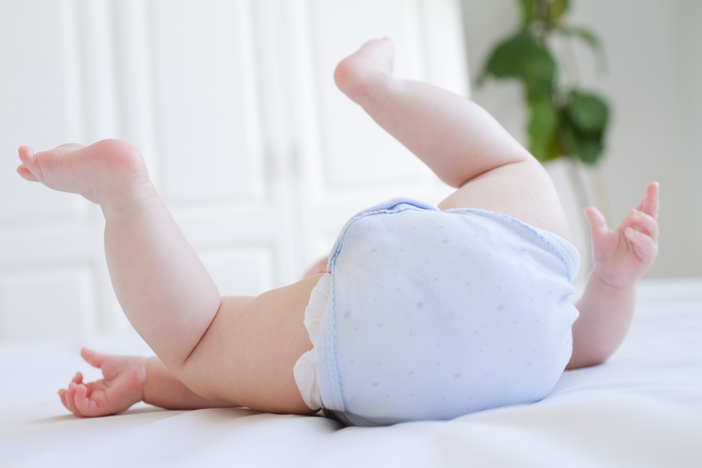 Výběr správného materiálu se odvíjí od citlivosti pokožky miminka. dite pleny shutterstock 112524485