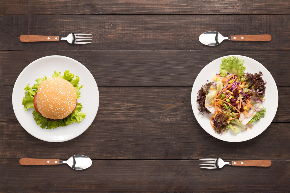 junk vs healthy shutterstock 417892732