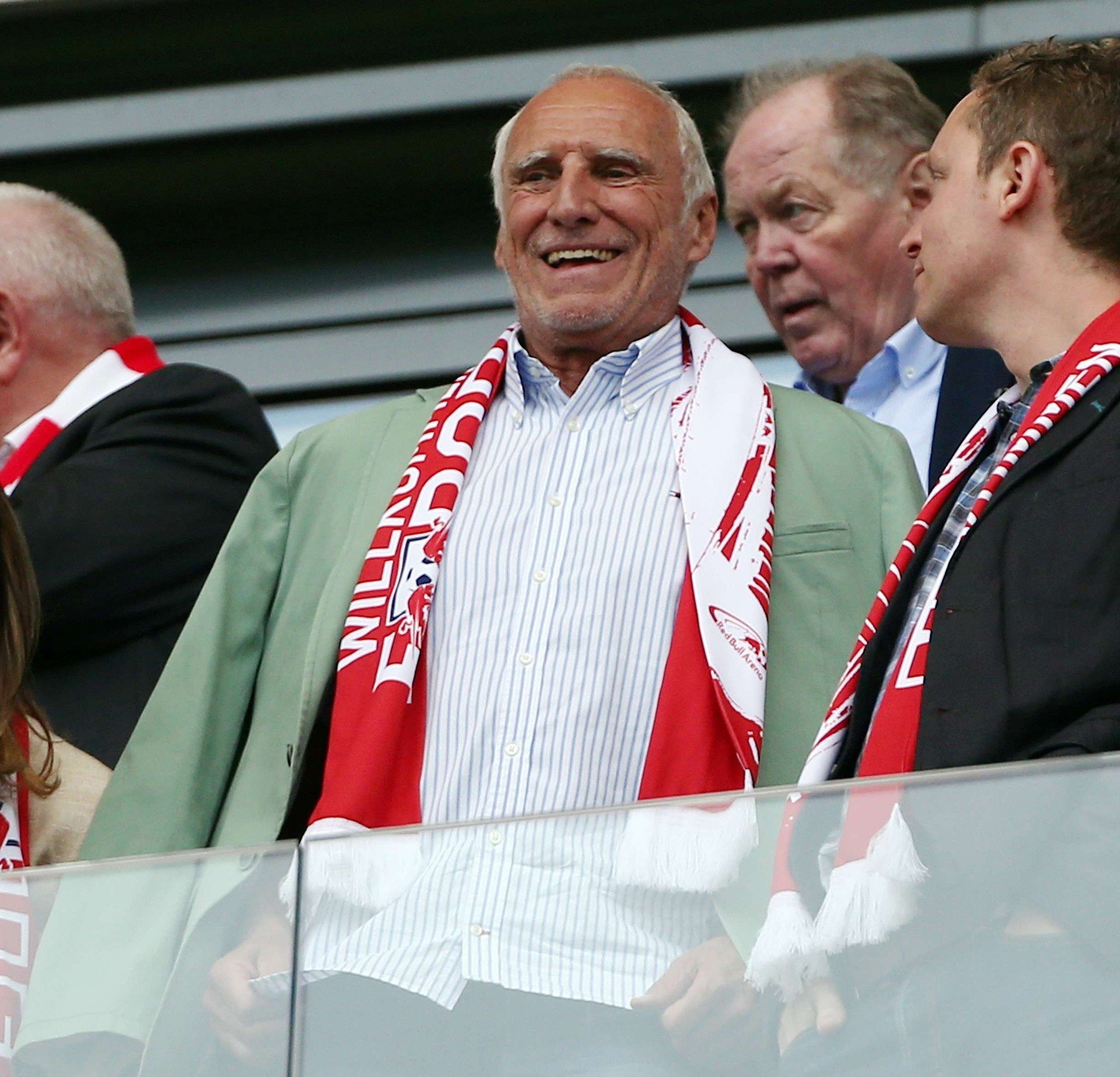 Football: Germany, 1. Bundesliga Dietrich Mateschitz Football: Germany, 1. Bundesliga / 2016/2017 / 13.05.2017 / RB Leipzig RBL vs. FC Bayern Muenchen FCB mateschitz