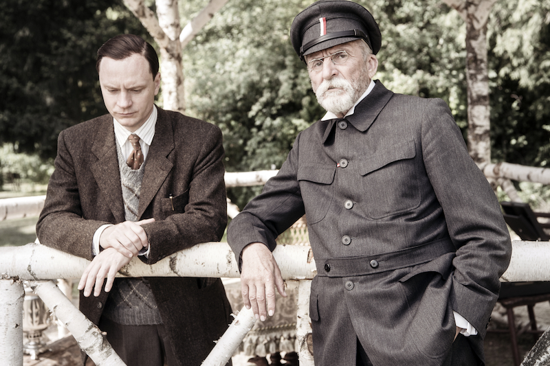 Jan Budař jako Karel Čapek, Martin Huba jako TGM masaryk film