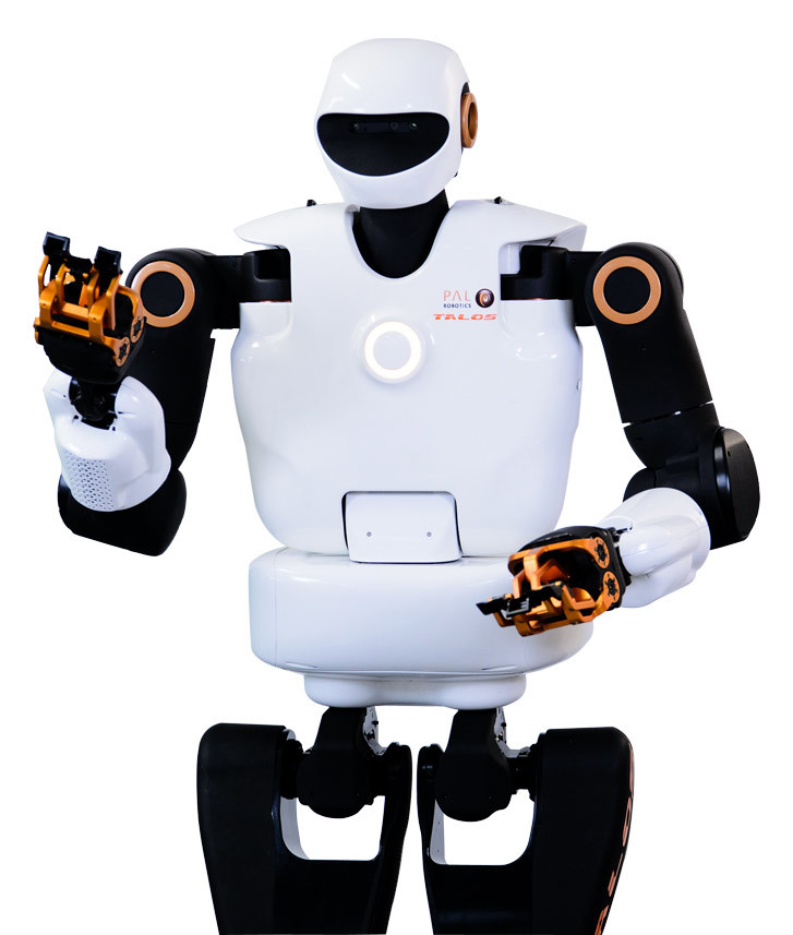 Španělský robot Talos svým zjevem moc neděsí. Ale má zato skvělou stabilitu talos upperbody