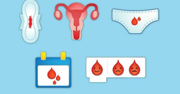 Více či méně bizarní návrhy emotikonů mají zároveň upozornit na problém menstruace u žen ve třetím světě menstruace emoji