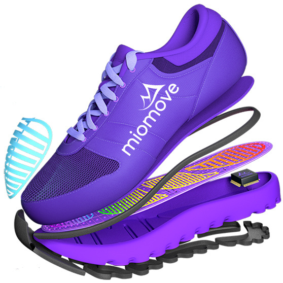 Jak funguje Miomove, chytrá bota pro chytré držení těla bota s logem