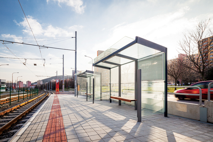 Tramvajová zastávka Geomere karasek geomere