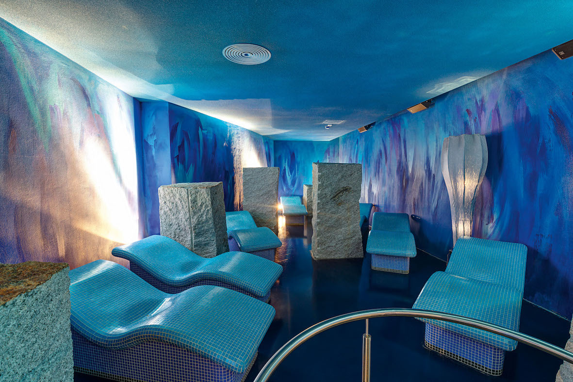 I hotelové wellness připomíná zdejší přírodu refugium tepidarium