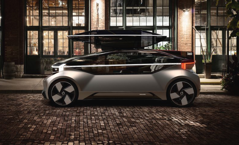Autonomní vozy nabízejí komplexní řešení současných nedostatků mobility, od ekologických aspektů po zcela nový způsob hospodaření s časem volvo 360c exterior