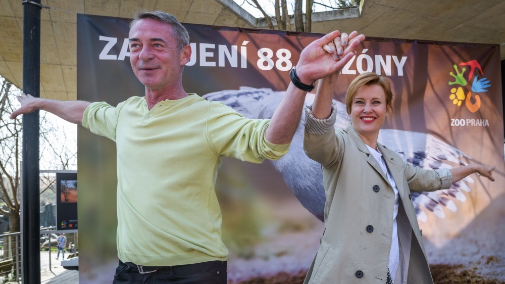 Herci Jitka Schneiderová a Jiří Dvořák zoo 2