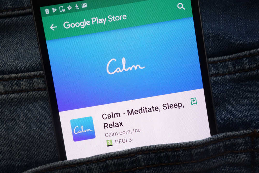 Calm aktuálně vede, i když má šestkrát méně zaměstnanců meditace calm 1112070398