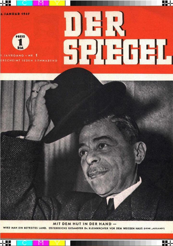 První vydání časopisu Der Spiegel z roku 1947 spiegel stary 0068525795