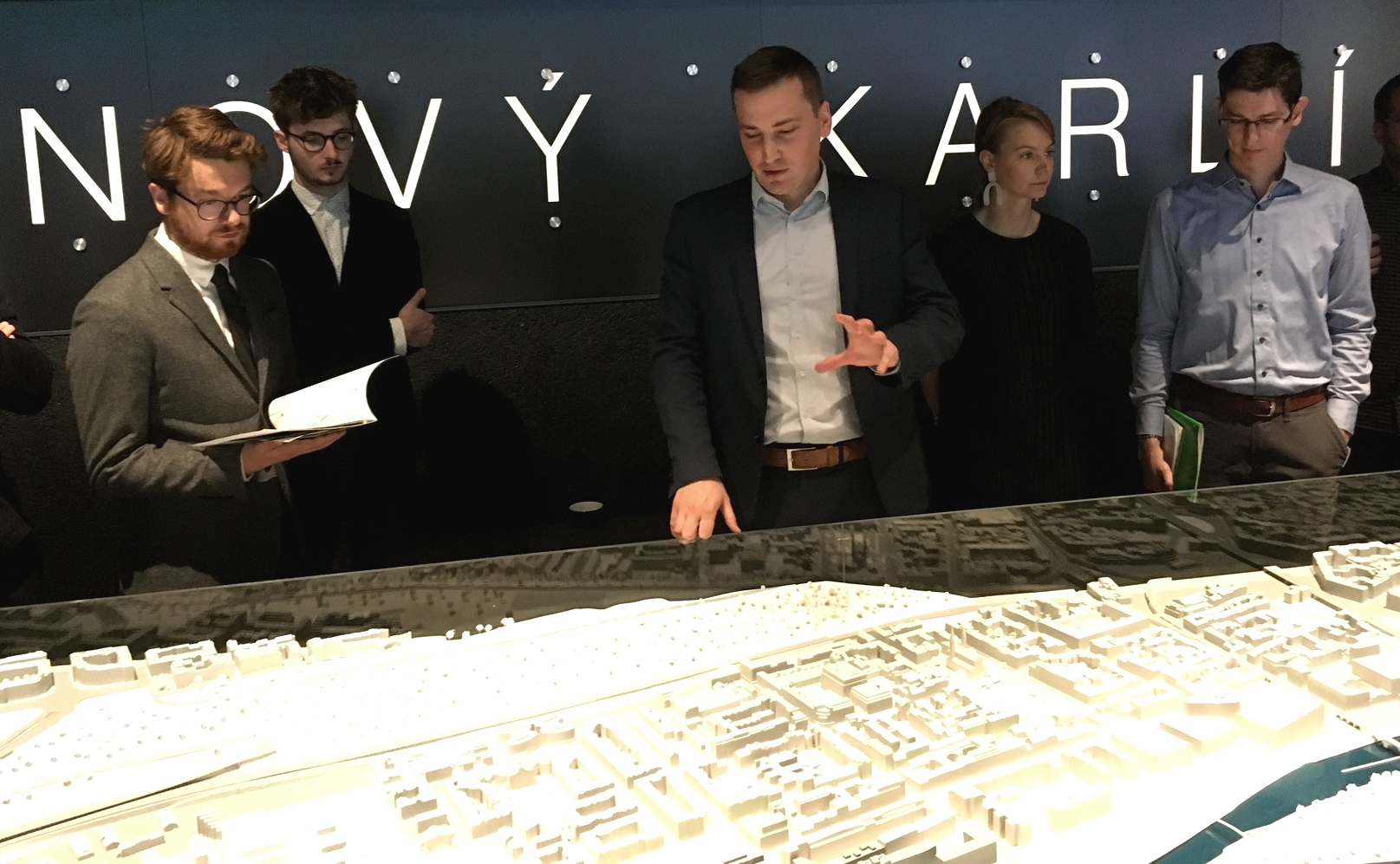 Ondřej Boháč (IPR) představuje v CAMPu nový model zástavby Rohanského ostrova rohansky ostrov
