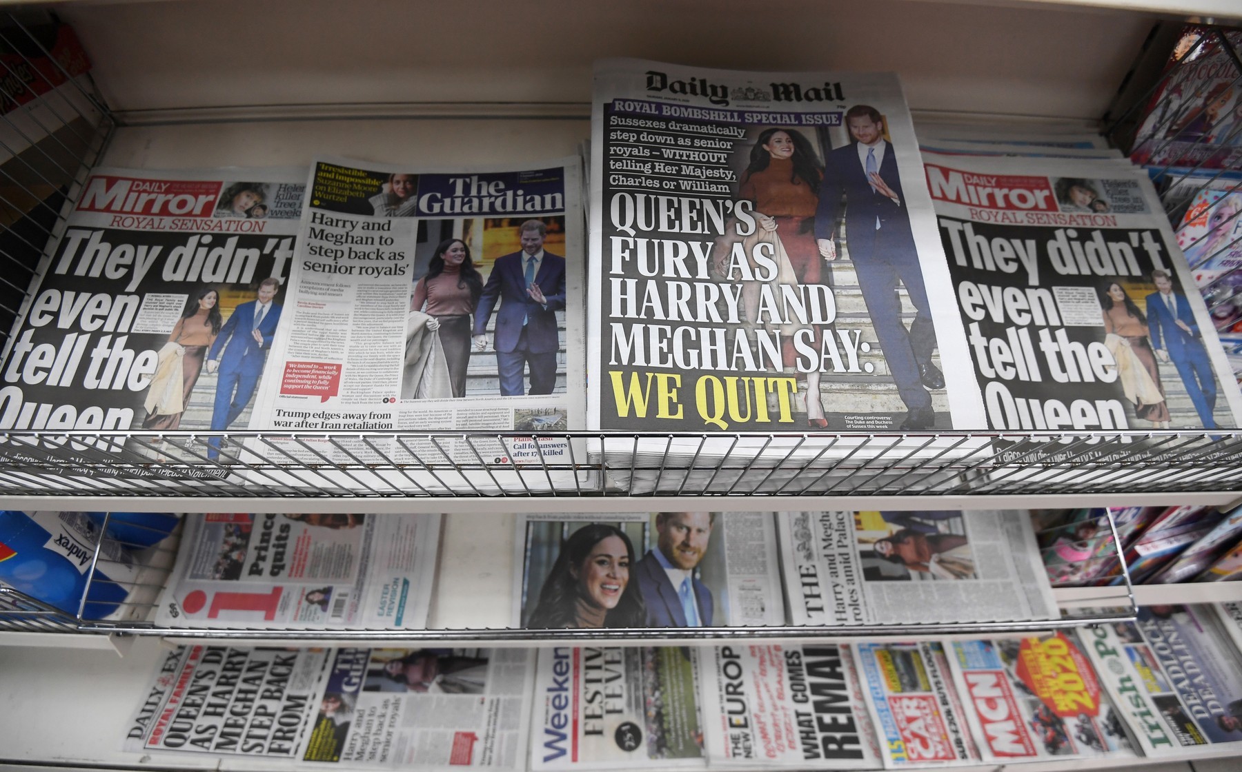 Díky kauzičce zvané Megxit se noviny zase budou chvíli prodávat. A nejen ty britské megxit 0491827182