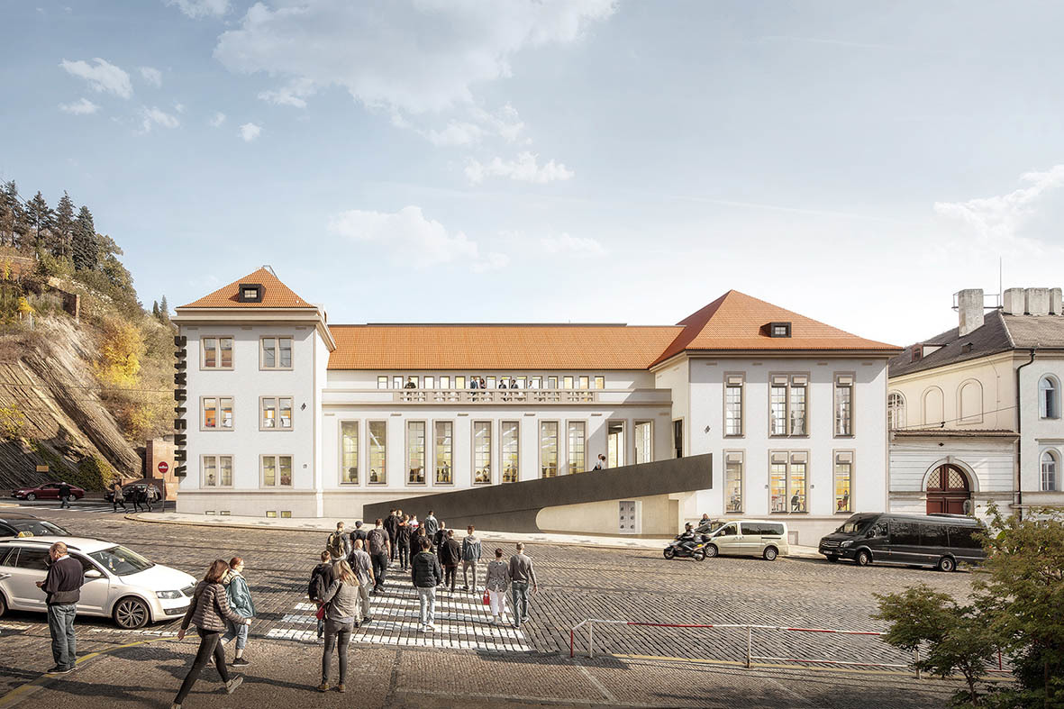 Před budovou na Klárově se nově objeví i lávka kunsthallepraha visualization 2 media