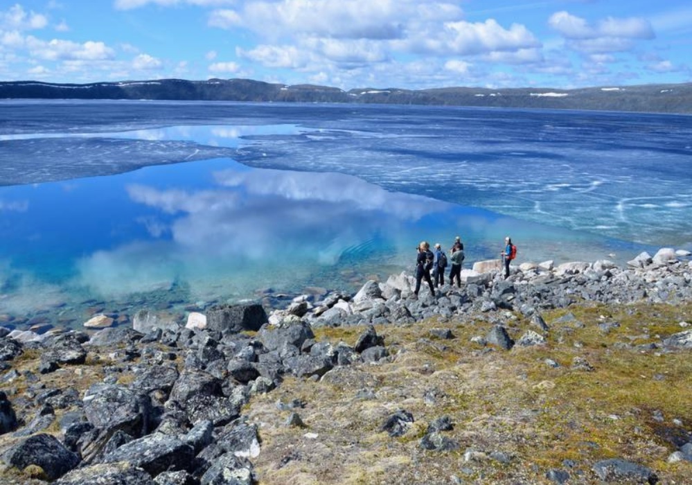 Národní park Pingualuit. (zdroj: bonjourquebec.com) pingualuit text