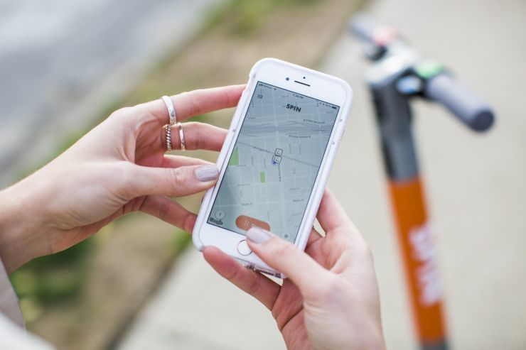 Mobilní aplikace na sdílení koloběžek mobile app small