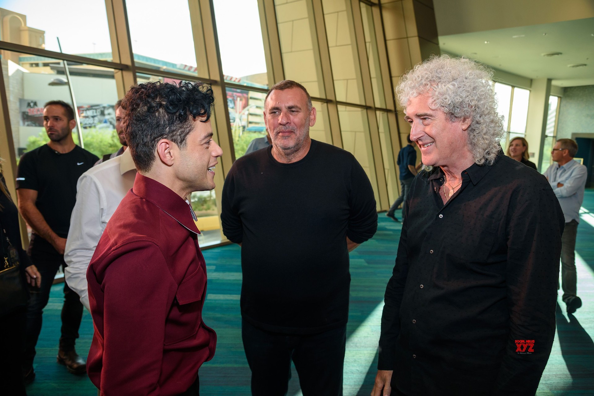 Rami Malek v rozhovoru s opravdovým Brianem Mayem rami malek brian may